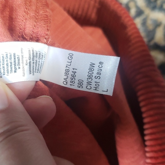 💥4/$20 American Apparel Burnt Orange Fall Corduroy Skirt. Size Large. - Picture 4 of 6